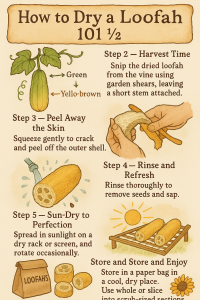 loofah storage illustration